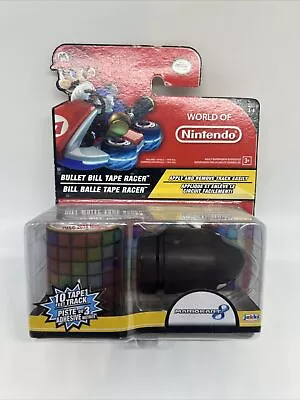 World Of Nintendo Bullet Bill Tape Racer MarioKart 8 Series 1-1 Jakks Pacific • $15.95