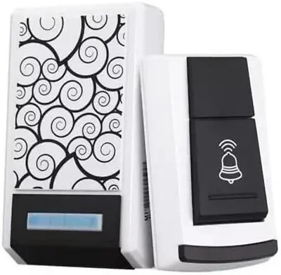 £8.99 • Buy Wireless Door Bell Doorbell Digital Cordless Portable 36 Chime 100m Range Home