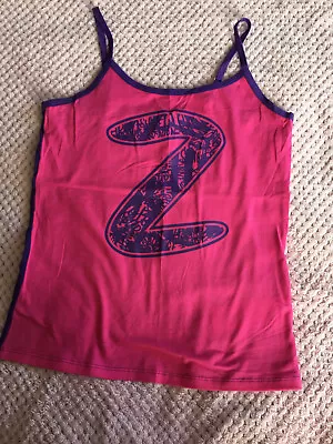 Bnwot Zumba Wear Pink Purple Vest Top Medium 90% Cotton  • £3.50