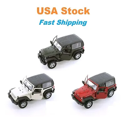 2007 Jeep Wrangler Rubicon Hardtop Welly Diecast Model Toy Car 7  1:24 • $14.99