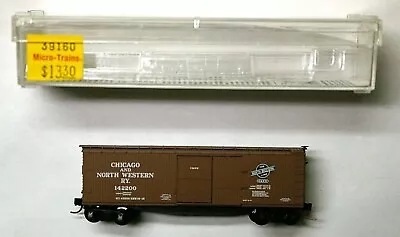 N Scale MTL Micro-Trains 39160 Chicago Northwestern CNW 142200 40 Foot Boxcar • $18