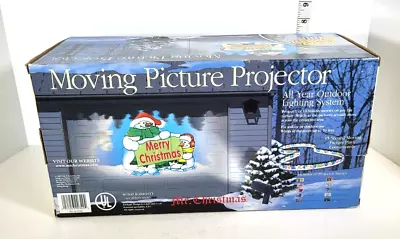 Mr Christmas Moving Picture Projector Holiday House Outdoor Lighting System 2001 • $59