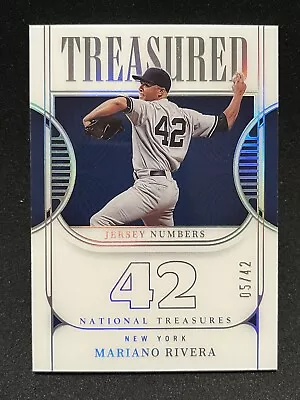 2023 National Treasures Treasured Jersey Numbers Mariano Rivera /42 Yankees • $24.99