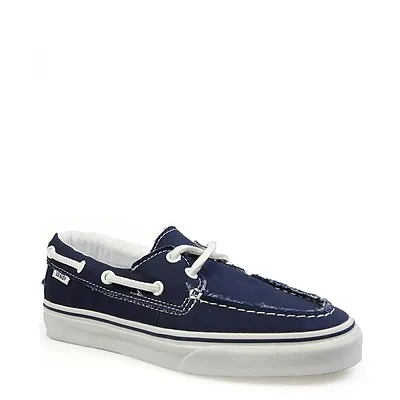 Vans Zapato Del Barco Navy/true White Boat Casual Canvas  Sneakers • $39.99