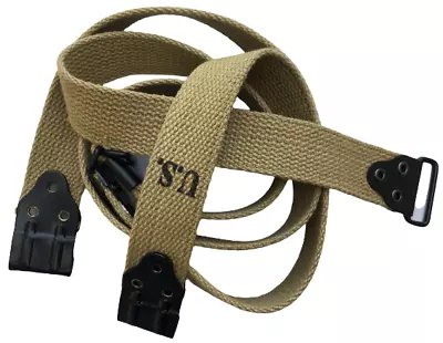 U.S. WWII M1903 Thompson Adjustable Kerr Pattern Sling-Khaki Color • $19.94