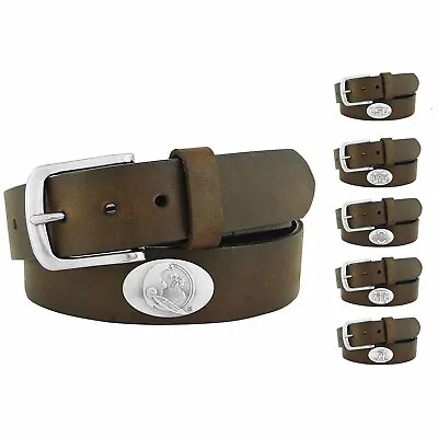 ZEP-PRO Mens NCAA Leather Concho Belts • $47.99