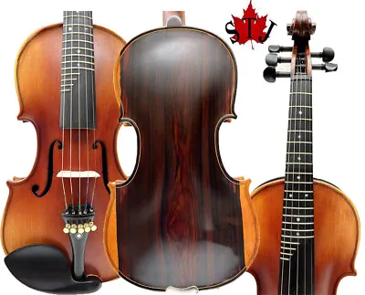 Strad Style SONG Professional Rosewood 5 String Violin 4/4 Inlay Frets #15378 • $719.10