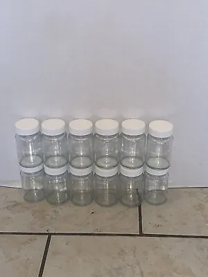 12 Pack Juice Bottles 2Oz Glass Bottles With Lids Shot Bottles With Caps Ginge • $14.36
