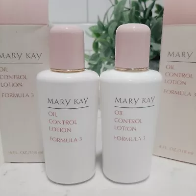 🔥 Mary Kay 2x Oil Control Lotion Formula 3 #1068 (4 FL Oz) Discontinued New • $50