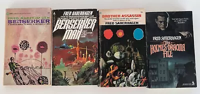 4 Fred Saberhagen Paperback Books Berserker Man Brother Assassin Holmes-Dracula • $14.82