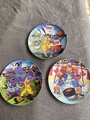 Vintage 2000 McDonalds Ronald McDonald Plastic Collectors Plates McDonalds Corp • $20