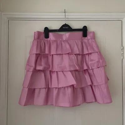 Miss Selfridge Taffeta Rara Skirt - Size 12 . Tagged  • £18.50