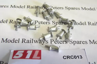 51L CRC013 Caledonian Railway Heavy Duty 4-Bolt Wagon Buffers (Pk16) OO Gauge • £3.60