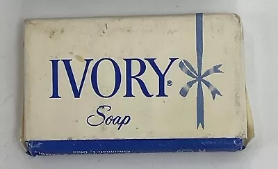 Vintage Ivory Travel Soap Bar Soap 2.5” Bar 99 44/100 Pure • $4.49