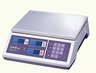 £234 • Buy CAS 6Kg X 2g Digital Retail Butchers Veg Shop Scale 100% Legal TRADE APPROVED !