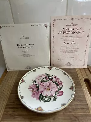 Royal Albert The Queen Mothers Favourite Flowers Plate Camelia • £10