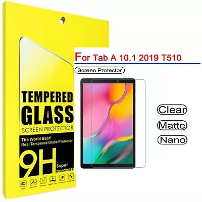 £4.99 • Buy Tempered Glass Screen Protector For Samsung Galaxy TAB A 10.1 SM-T510/SM-T515 