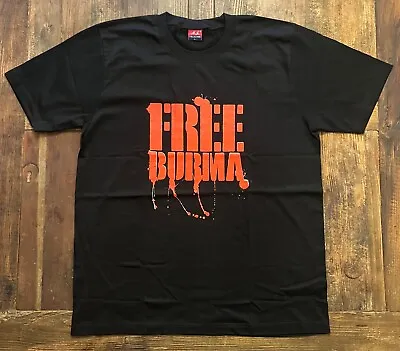 “Free Burma” T-Shirt - M.J. Collection Large • $30