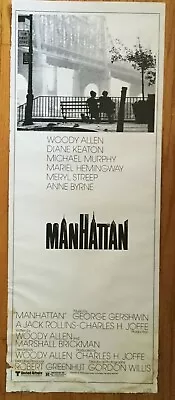 1979 MANHATTAN Movie Theater Insert WOODY ALLEN * ORIGINAL  • $200