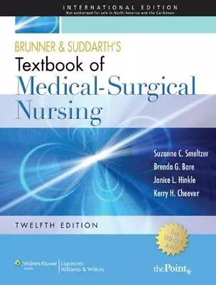 Brunner And Suddarth's Textbook Of Medical-surgical Nursing (combined Volume): I • £23.90