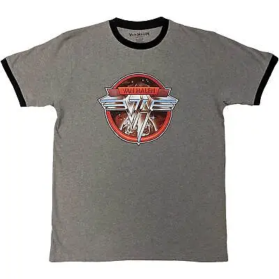 Van Halen Circle Logo Official Tee T-Shirt Mens • £17.13