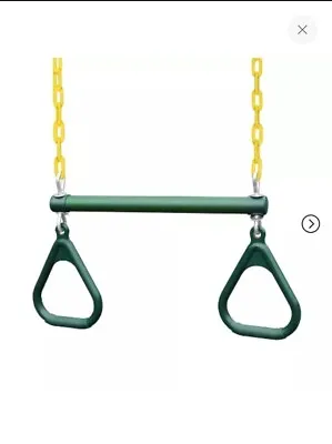 $22.99 • Buy Gorilla Playsets Swingset Trapeze Assembly With Rings Coats 17  NEW