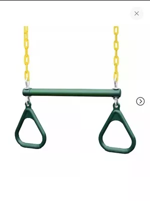 $22.99 • Buy Gorilla Playsets Swingset Trapeze Assembly With Rings Coats 17  NEW