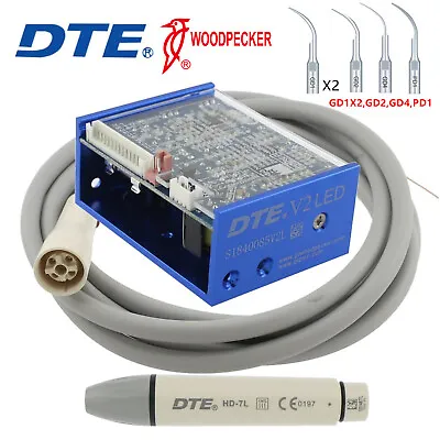 Woodpecker Dental DTE V2 LED Ultrasonic Piezo Scaler Built In HD-7L Handpiece • $169.99