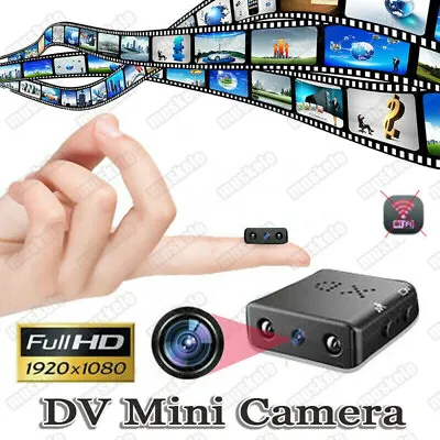 Mini IP Camera HD 1080P Micro Surveillance Home Security Night Vision Motion Cam • £11.29