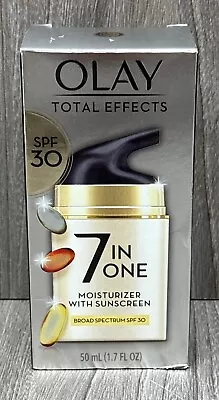 OLAY Total Effects 7 In One Moisturizer W/ Sunscreen SPF 30 1.7oz EXP: 12/2024 • $14.95