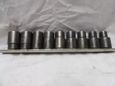 Mac 1/2  Drive 9 Pc. Metric Impact Socket Set 10mm To 18mm USA • $49.99