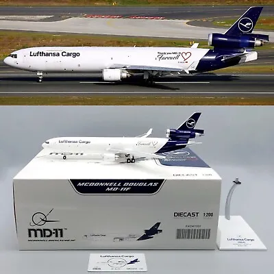 Lufthansa Cargo MD-11(F) Reg: D-ALCC EW Wing Scale 1:200 Diecast Model EW2M11001 • $209.55