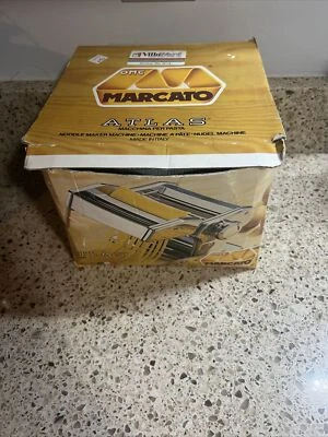 $25 • Buy Marcato Atlas Model 150 Mia Cucina Pasta Maker Made In Italy Box/ Instructions