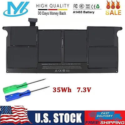 ✅A1465 Battery For Apple MacBook A1406 Air 11  A1370 2011 2012 Early 2015 35Wh • $23.89