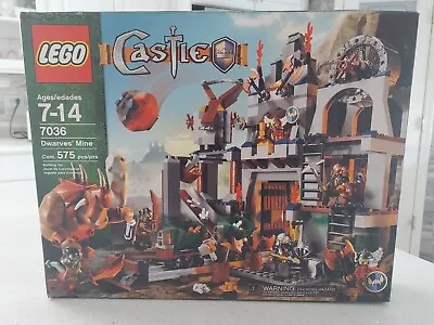 New Lego Castle DWARVE MINE 7036 Orc Troll Dwarf Forge Gold Mining Cart Fortress • $399.95