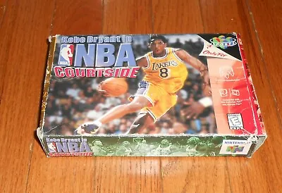 N64 Kobe Bryant In Nba Courtside Empty Box With Instruction Manual  • $19.99