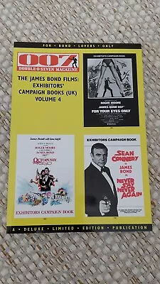 007 Magazine James Bond Exhibitors Campaign Book (uk) Volume 4 • £19.99