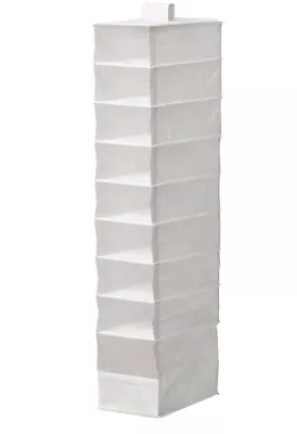 Ikea SKUBB Wardrobe Storage In White With 9 Compartments 22x34x120 Cm • £10.97