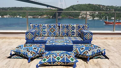 Arabic Floor Sofa Sectional Sofa Loveseat Sofa Set Moroccan Living Room Sofa • $419