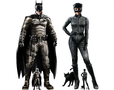 The Batman 2022 & Catwoman Comic Style Lifesize Cardboard Cutout Double Pack • £76.99