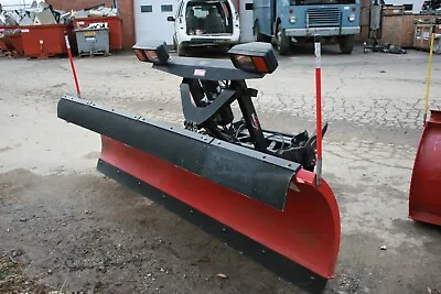 8ft Western Snow Plow Attachment Steel Ultra Finish Straight Blade Truck Mount • $5999.99