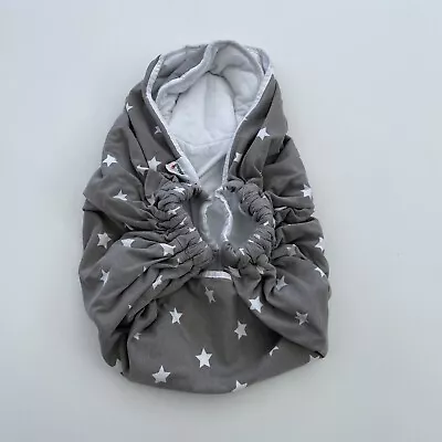 Snugglebundl Baby Lifting  Blanket  Car Seat Transfers With Handles Grey Stars B • £24.95