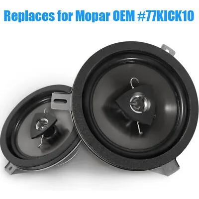 For 77KICK10 Jeep JK Chrysler Dodge-Kicker Speaker 6.5 Inch Mopar Speakers 2Pack • $89.90