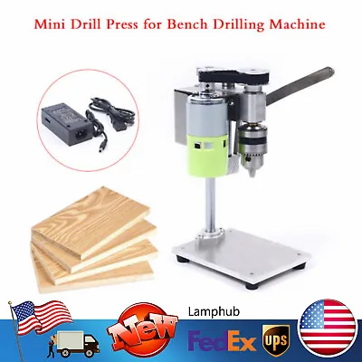 Mini Drill Press Bench Top Wood Metal Drilling Milling Machine 2 Speed Precision • $51.30