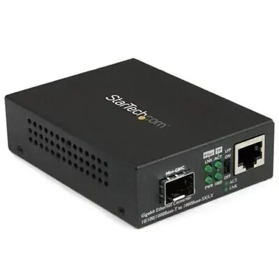 StarTech MCM1110MMLC 850nm Compact Gigabit Ethernet Fiber Media Converter • $28.99