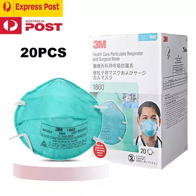 3M 1860 N95 Medical Surgical Mask Particulate Respirator Health Care 20PCS/Box • $59.99