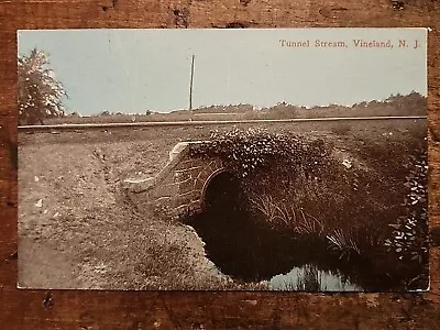 Tunnel Stream Vineland N.J. Divided Back J.D. Galloway Postcard  • $4.99