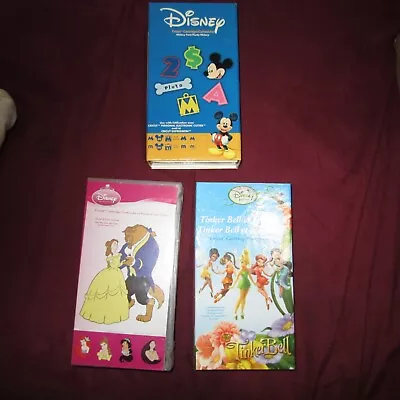 Cricut Cartridge Disney Bundle Of 3 Mickey Mouse Tinker Bell  Dreams  Font • $37.75