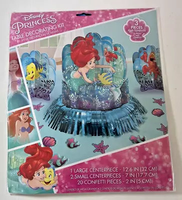 Disney Princess Table Decorating Kit Ariel Little Mermaid Birthday Party • $11.99
