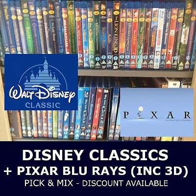£6.99 • Buy Walt Disney Classics & Pixar Animation Films - New, 3D, Special Editions